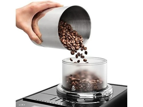 Machine Expresso Automatique Rivelia latte noir (EXAM440.55.B) 16 boissons, 19 bar, Mousseur à lait