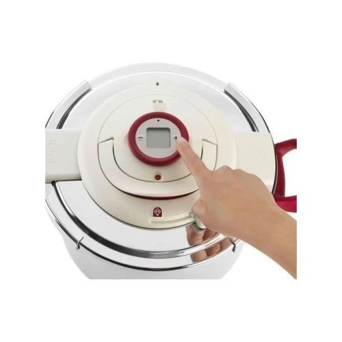 Seb Autocuiseur Cocotte Minute - Clipso+ Précision 4.5L - Gris/Rouge