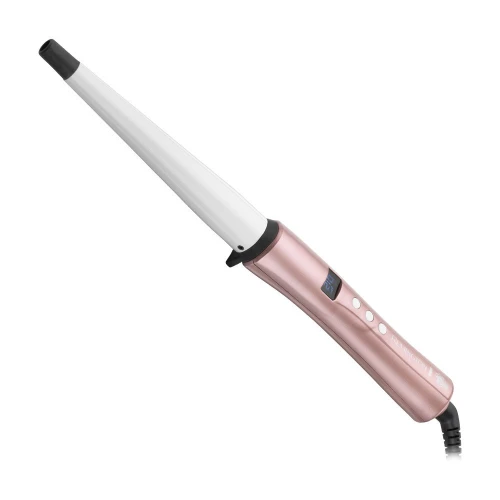 Remington Ci9525 Fer à boucler Conique Céramique Rose Luxe, Boucles Serrées ou Volumineuses