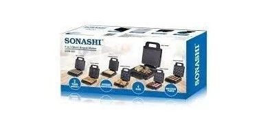 SONASHI Panineuse et gaufrier multi fonction 7en1 - 1400W - SSM-881