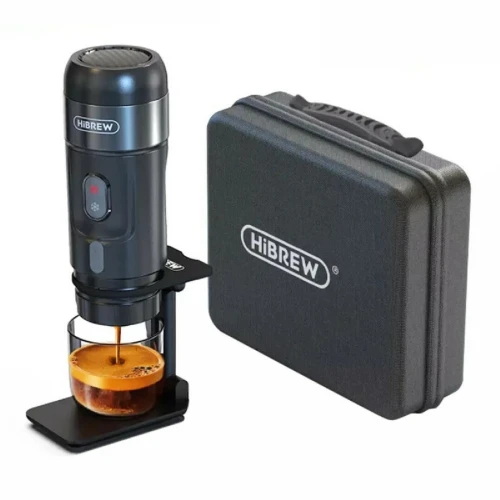 HiBREW H4A Machine à café portable,3en1: nespresso, dolce gusto, café moulu, 15 BARS, Sac et Support