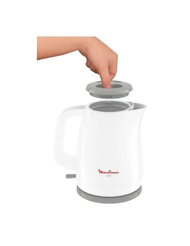 Bouilloire ELECTRIQUE  Blanc 1.5 L MOULINEX UNO BY150110 2400W غلاية كهربائية