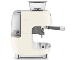 Machine à café à grain Smeg EGF03CREU SMEG Crème-15bars - 4 filtres, carafe à lait, tasseur à café, brosse de nettoyage
