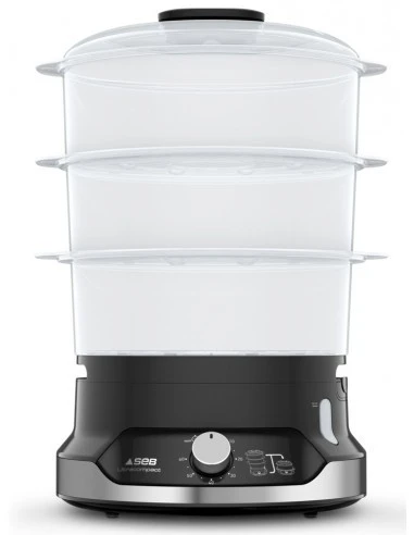 Cuiseur vapeur Seb 3 paniers 800w- 9L - vc204800
