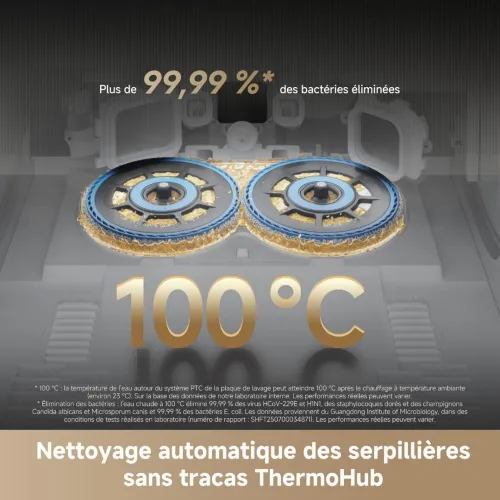 Dreame Matrix10 Ultra Robot Aspirateur, Multi-Serpillière 30 000 Pa,100% Démêlage, 240+ Obstacles