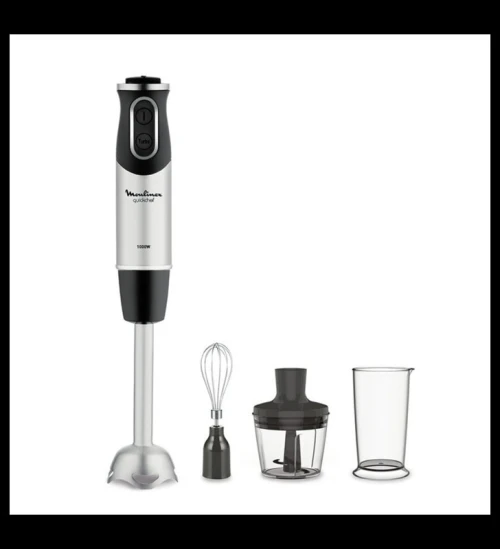 BRAS mixeur 1000W MOULINEX QUICKCHEF 3EN1 MIXEUR PLONGEANT DD655810 INOX قدم الخلاط
