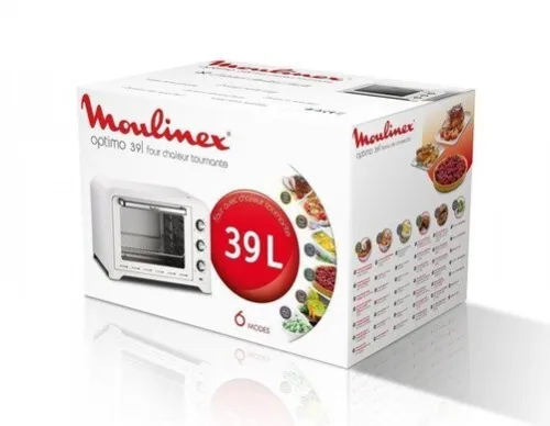 Moulinex Four électrique OX484100 OPTIMO - 3000w- 39L - 6 modes de cuisson - 240c