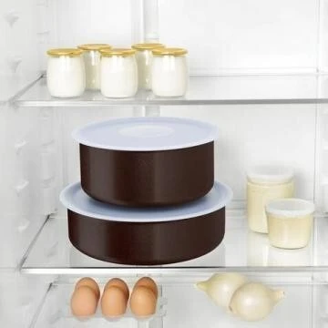 INGENIO ESSENTIAL Black Coffee pailleté Batterie de cuisine 15 pièces
