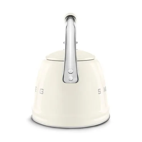 Smeg Bouilloire sifflante beige style années 50 - 2,3 L - WKF01CR