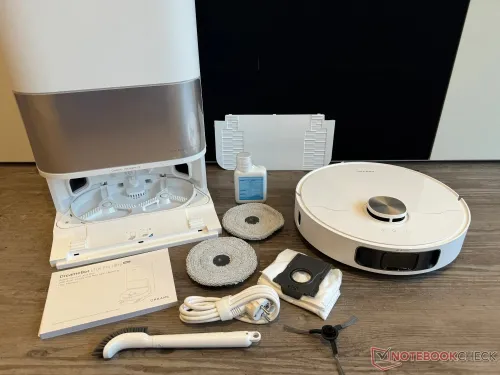 Aspirateur robot Laveur avec station de vidange DREAME L10S PRO ULTRA HEAT -7000PA-220min Autonomie