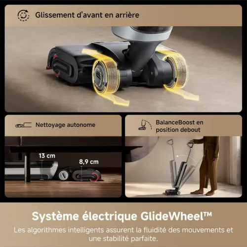 Aspirateur Laveur DREAME h15 pro HEAT , Nettoyage séchage 5 min à 90C