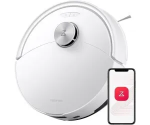 Roborock Q10 S5+ Aspirateur Robot Laveur avec Station, 10000 Pa Aspiration, Double Anti-emmêlement