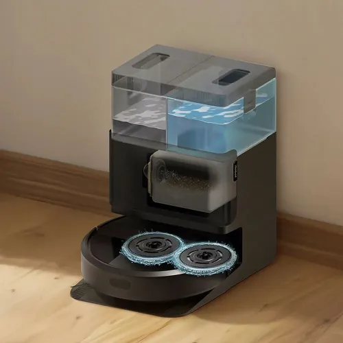 Irobot Aspirateur robot laveur ROOMBA PLUS 405 Noir - 7 000 Pa - Autonomie : 1.45 h - Autowash Dock