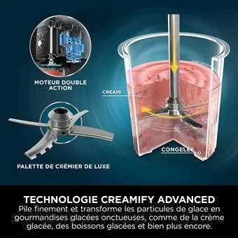 Ninja CREAMi Deluxe 10-en-1 Machine à délices et boissons glacées NC501EU