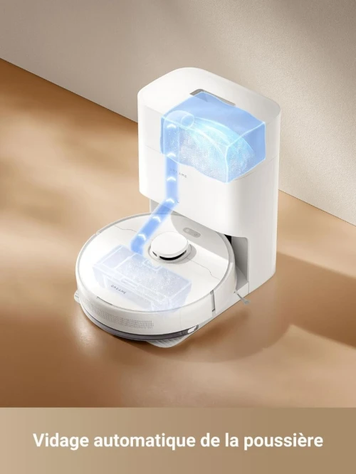 DREAME D10 Plus Gen 2 Robot Aspirateur Laveur, 6000Pa, 285 Min - RLD32GD