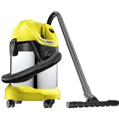 ASPIRATEUR SEC ET HUMIDES Karcher WD3 INOX - 2EN1-17L-1000W
