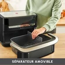 Friteuse sans huile Moulinex - Easy Fry Dual Flex EZ922 - 9L-2700 W-7 modes de cuisson