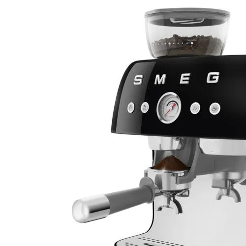 Machine à café SMEG manuelle avec broyeur avec broyeur Noir EGF03BLEU