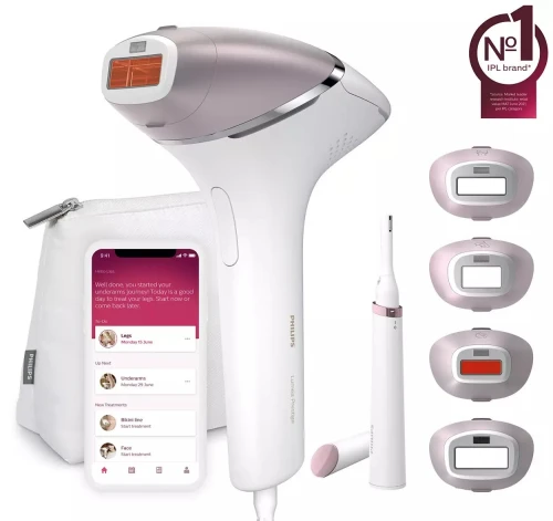 Philips Lumea prestige Épilateur à lumière pulsée - 450 000 flashes - technologie SenseIQ - BRI949 
