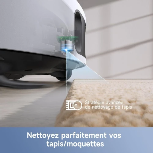 Robot Aspirateur mova E30 Ultra Vidage Automatique, PUISSANCE 7000 Pa, 4H autonomie