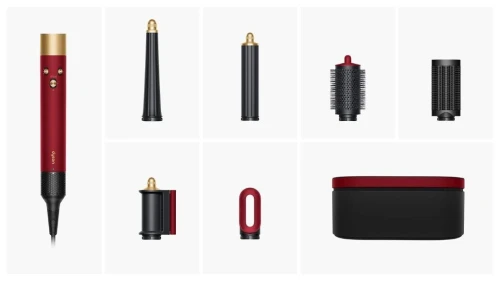 boucleur / lisseur intelligent  dyson airwrap Coanda 2x red velvet - 1300w- 6 accessoires - bluetooth-HS09