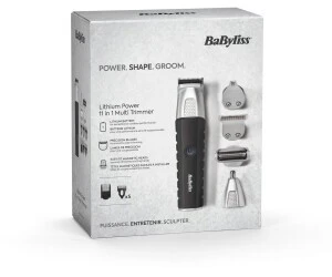 Babyliss Tondeuse MT812E  - 240min d'autonomie- 11en1: barbe, corps, nez et oreilles - ETANCHE