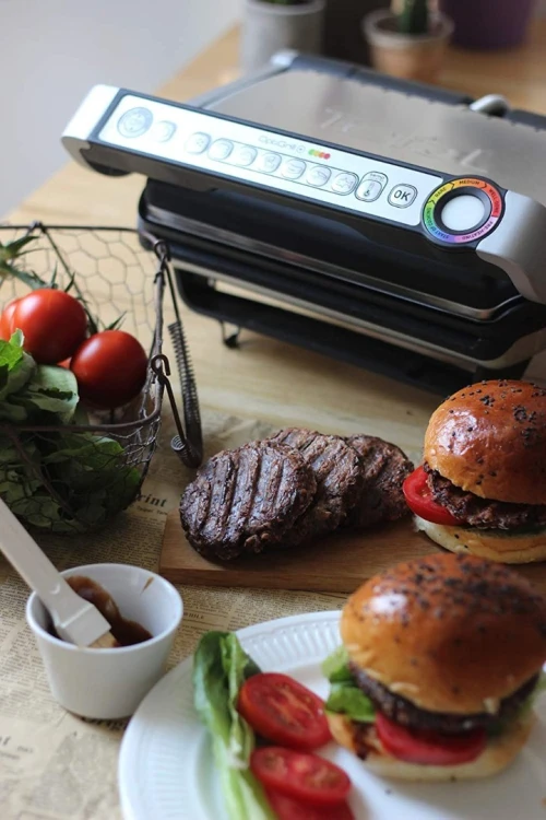 Grill viande Patineuse Tefal Optigrill+ XL ,Cuisson automatique, 9 programmes GC724D12