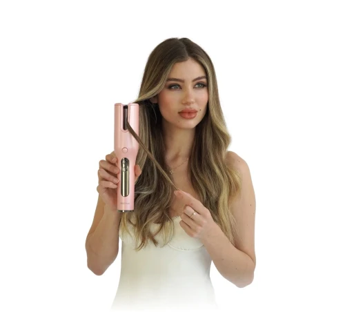 ENZO PROFESSIONAL Boucleur De Cheveux LCD Automatique Rechargeable RH-01A