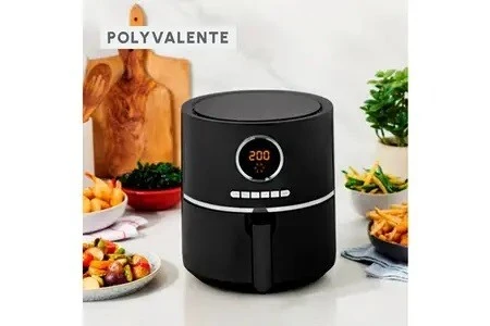 Friteuse sans huile Moulinex- EZ111810- easy fry ultra noir- 4,2L -200C -8 programmes 