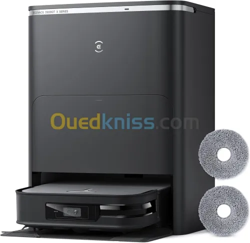 Robot Aspirateur laveur avec station ECOVACS X2 OMNI - 8000pa -3h30 autonomie