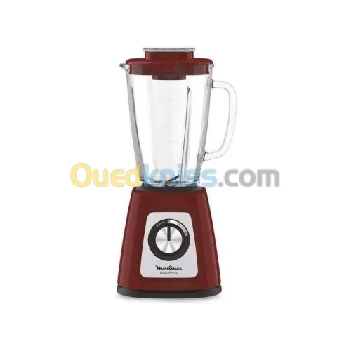 Blender MOULINEX Blendforce - Bol Verre - 800W - 1,75L - LM430510 Rouge