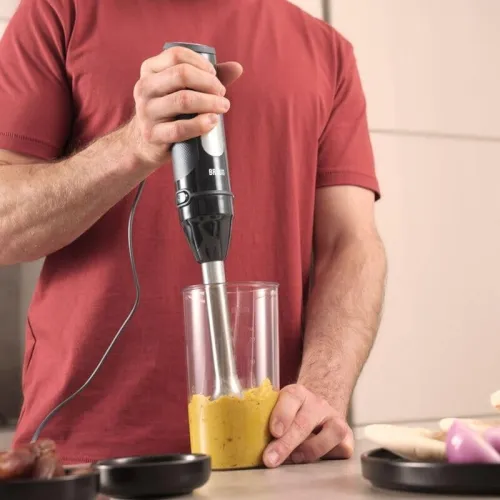 bras Mixeur MultiQuick 5 Pro MQ 55254 M +Hachoir Broyeur à taille Fouet Verre doseur MQ55254 M