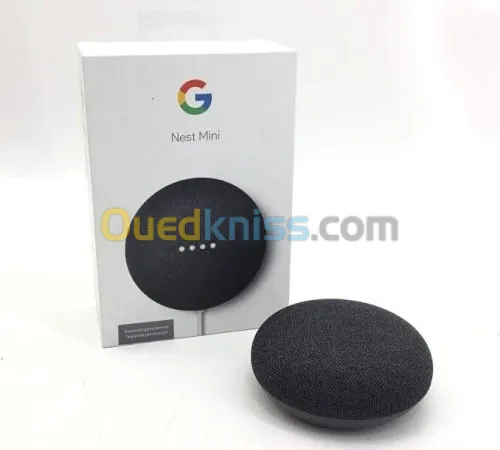 Enceinte intelligente GOOGLE Nest Mini noir / blanc -Wifi et Bluetooth 5.0