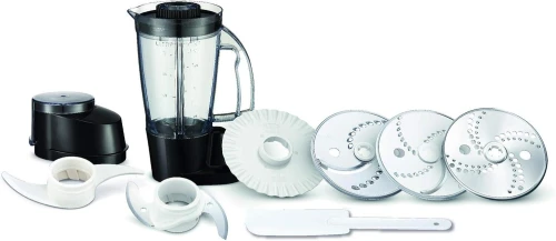 moulinex Robot multifonction Compact Bol 3L+Blender 1,25L-6 vitesse-9 accessoires-FP546811