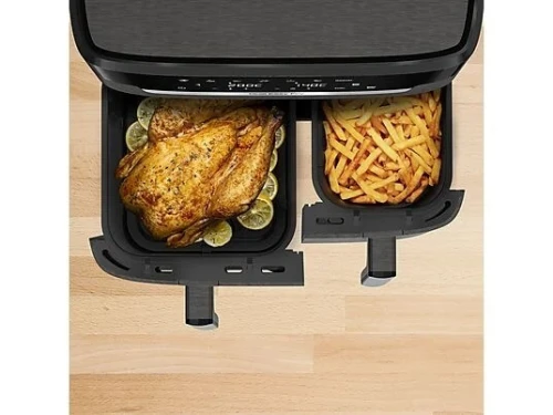 Moulinex Friteuse sans huile 11 L-2700W- XXL DUAL EASY FRY EZ942HF0 Noir