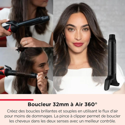 Brosse coiffante revlon One-Step Blow-Dry Multi Air Styler 5en1- 4 réglages de température- RVDR5371
