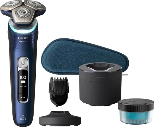 Rasoir électrique Philips S9980/59 Series 9000 -Autonomie 60 minutes-Têtes flexibles 360-D