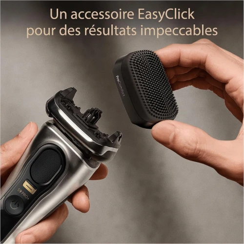 Braun Series 9 PRO+ 9597cc, Rasoir Électrique, Système 2-En-1 Avec Tête De Massage, Étanche, 60 Min