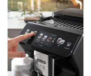 Machine a café avec broyeur Delonghi Eletta Explore 19 BARS boissons chaudes & froides CAPPUCCINO