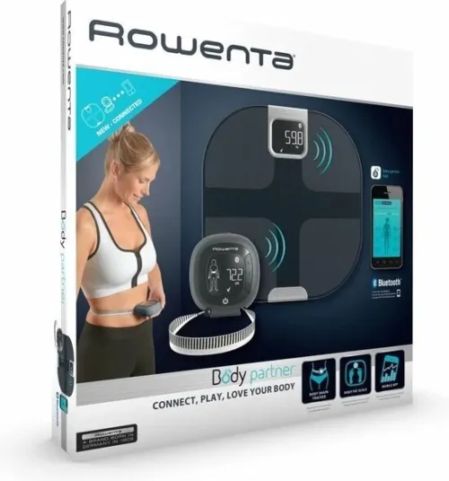 Pese personne rowenta YD3091S1 - capteur de silhouette connectés - Ecran led - Noir
