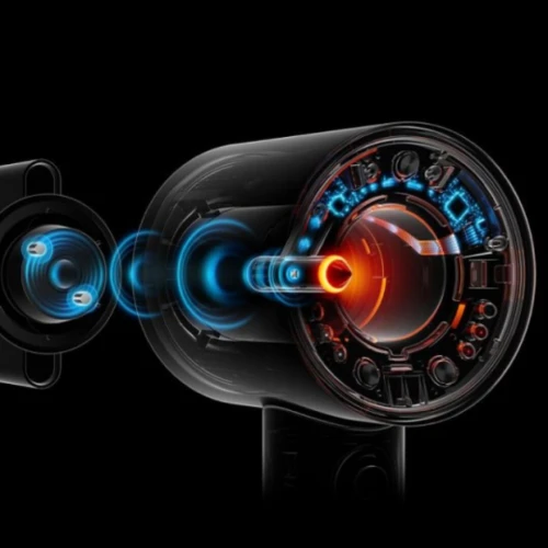 Sèche-cheveux dyson Supersonic Nural Velours Rouge /Or - 1600w-4 niveaux de chaleur - 3 vitesses