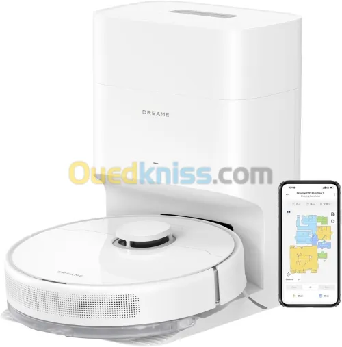 DREAME D10 Plus Gen 2 Robot Aspirateur Laveur, 6000Pa, 285 Min - RLD32GD