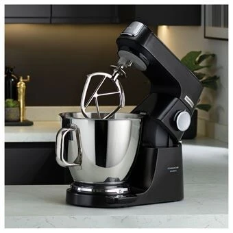 Kenwood Robot pétrin Titanium Chef Baker XL - 1200 Watt - noir- balance intégré -kvl8500.4bk