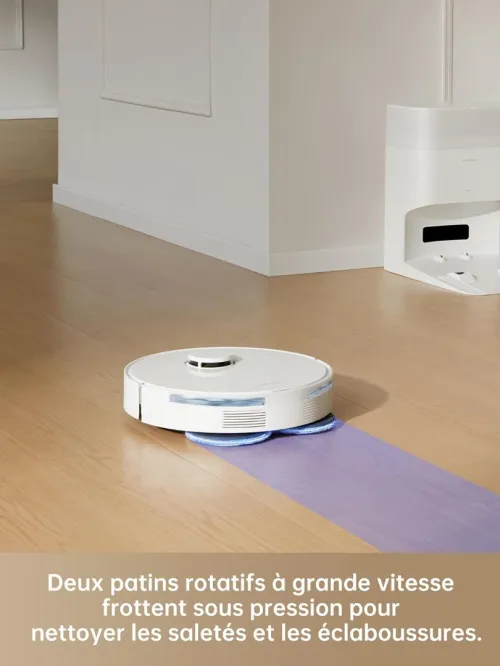 dreame Robot Aspirateur Laveur L10s Plus - Aspiration de 7000Pa-Vidage Automatique-Autonomie 1h45min
