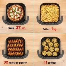 Friteuse sanshuile moulinex EasyfryXL-10 programmes-capacite4L-2200W-Fenêtredevisualisation-AL402HF0