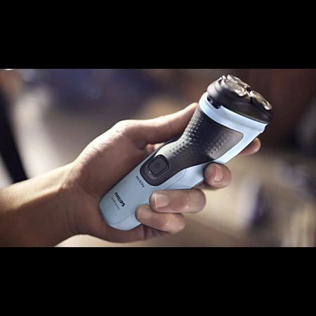 PHILIPS Rasoir électrique  Series 1000 X3003 - Autonomie 40 min - Lames PowerCut-Étanche