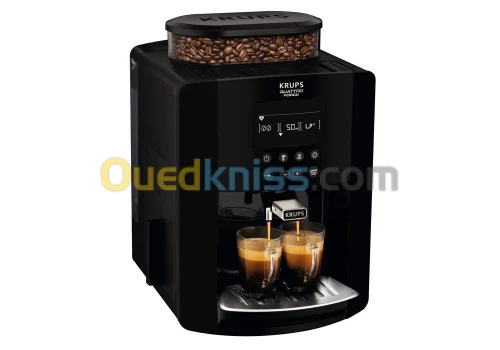 KRUPS  YY3074FD - MACHINE À CAFÉ AUTOMATIQUE AVEC BUSE VAPEUR "CAPPUCCINO" - 15 BAR - NOIR
