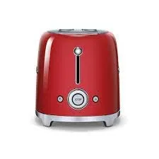Grille pain SMEG TSF02RDEU ROUGE 1500W 2 FENTES 4 FONCTIONS AVEC Thermostat