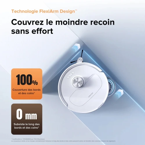 roborock Qrevo Master Aspirateur Robot Laveur avec station - 10000Pa - LIdar 