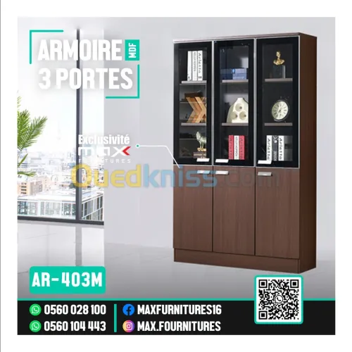 ARMOIRE 3 PORTES - IMPORTATION - 1,20M - AR-403M